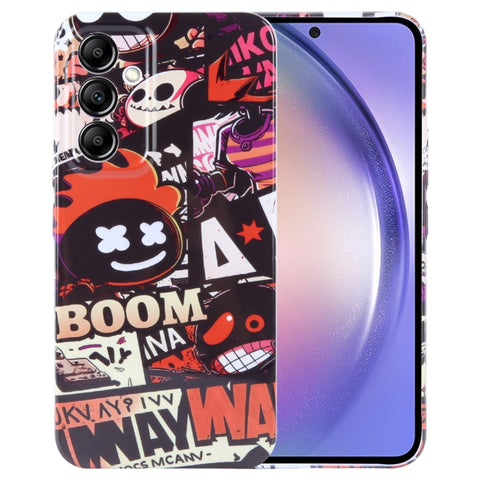 Painted Pattern Precise Hole PC Phone Case, For Samsung Galaxy A54 5G