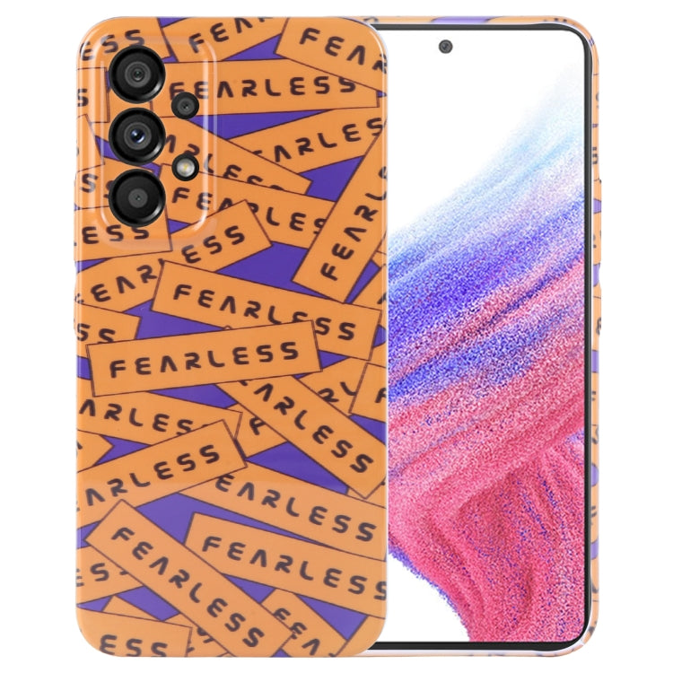 Painted Pattern Precise Hole PC Phone Case, For Samsung Galaxy A53 5G