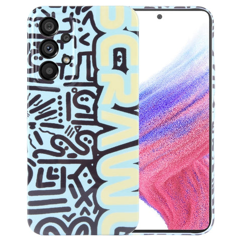 Painted Pattern Precise Hole PC Phone Case, For Samsung Galaxy A53 5G