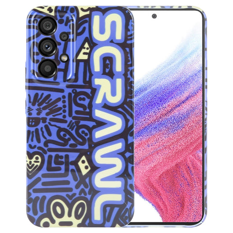 Painted Pattern Precise Hole PC Phone Case, For Samsung Galaxy A53 5G