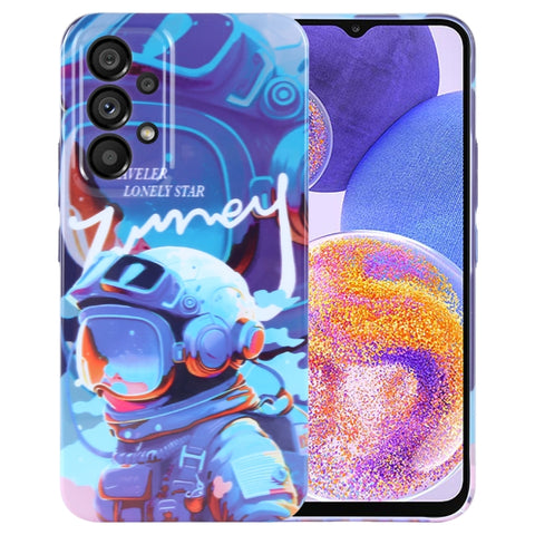 Painted Pattern Precise Hole PC Phone Case, For Samsung Galaxy A23