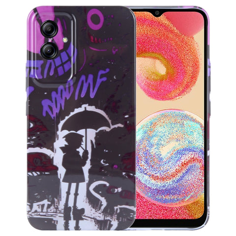 Painted Pattern Precise Hole PC Phone Case, For Samsung Galaxy A04e