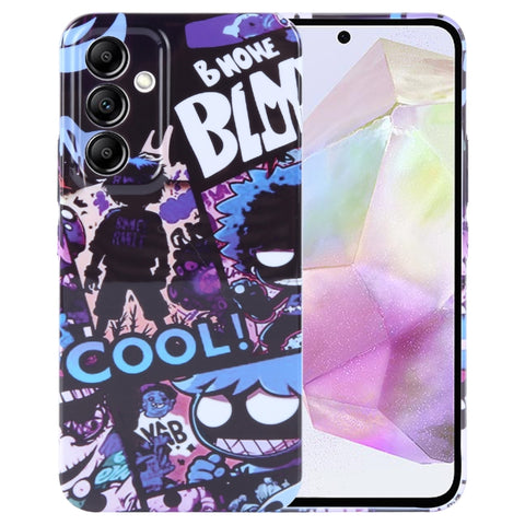 Painted Pattern Precise Hole PC Phone Case, For Samsung Galaxy A35 5G