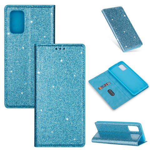 Ultrathin Glitter Magnetic Horizontal Flip Leather Case with Holder & Card Slots, For Samsung Galaxy Note 10, For Samsung Galaxy Note 10 Plus, For Samsung Galaxy S9, For Samsung Galaxy S10, For Samsung Galaxy S10e, For Samsung Galaxy S10+              ...