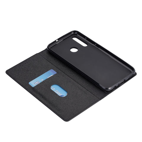 Ultrathin Glitter Magnetic Horizontal Flip Leather Case with Holder & Card Slots, For Samsung Galaxy A40S