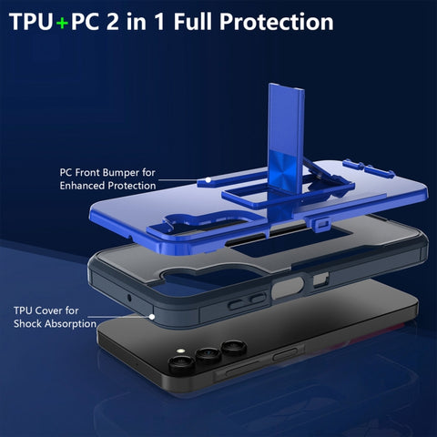 Magnetic Holder PC + TPU Phone Case, For Samsung Galaxy A15