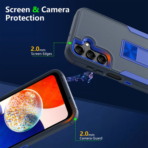 Magnetic Holder PC + TPU Phone Case, For Samsung Galaxy A15