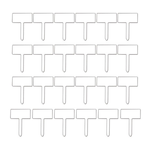 24pcs / Box Acrylic Plant Label Nameplate Potted Plant Sign Holder, Plant Label Nameplate