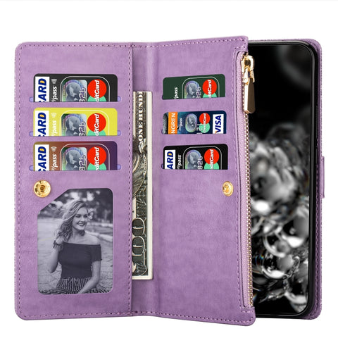 Multi-card Slots Starry Sky Laser Carving Glitter Zipper Horizontal Flip Leather Case with Holder & Wallet & Lanyard, For Samsung Galaxy A51, For Samsung Galaxy A81 / Note 10 Lite / M60s, For Samsung Galaxy A91 / S10 Lite / M80s                        ...