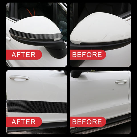 Universal Car Carbon Fiber Door Anti-collision Strip Protection Guards Trims Stickers Tape, 3cm x 3m, 3cm x 5m, 3cm x 10m, 5cm x 3m, 5cm x 5m, 5cm x 10m, 7cm x 3m, 7cm x 5m, 7cm x 10m, 10cm x 3m, 10cm x 5m, 10cm x 10m