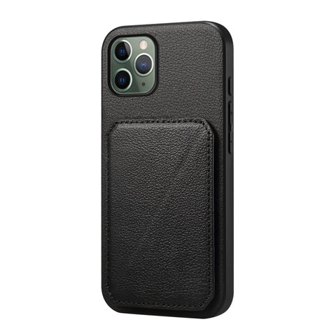 D04 Calf Texture Dual Card Slot Holder Phone Case, For iPhone 11, For iPhone 11 Pro, For iPhone X / XS, For iPhone XR, For iPhone XS Max, For iPhone 7 Plus / 8 Plus