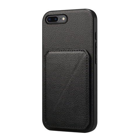 D04 Calf Texture Dual Card Slot Holder Phone Case, For iPhone 11, For iPhone 11 Pro, For iPhone X / XS, For iPhone XR, For iPhone XS Max, For iPhone 7 Plus / 8 Plus