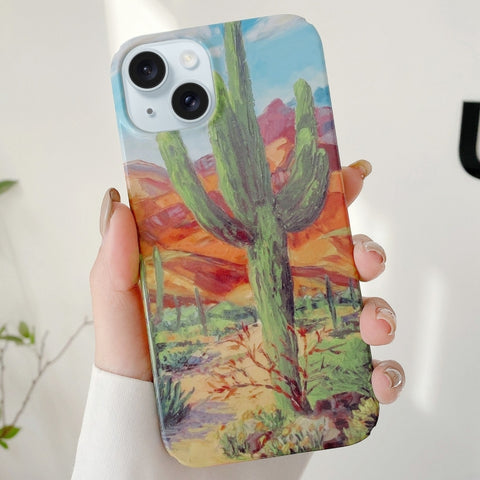 Varnishing Water Stick PC Phone Case, For iPhone 15 Plus, For iPhone 15