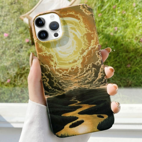 Varnishing Water Stick PC Phone Case, For iPhone 16 Pro Max, For iPhone 16 Pro, For iPhone 16 Plus, For iPhone 16, For iPhone 15 Pro Max, For iPhone 15 Pro