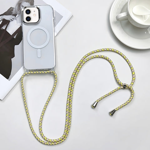 MagSafe Magnetic PC + TPU Phone Case with Lanyard, For iPhone 12, For iPhone 12 Pro Max, For iPhone 12 Pro, For iPhone 11 Pro Max, For iPhone 11