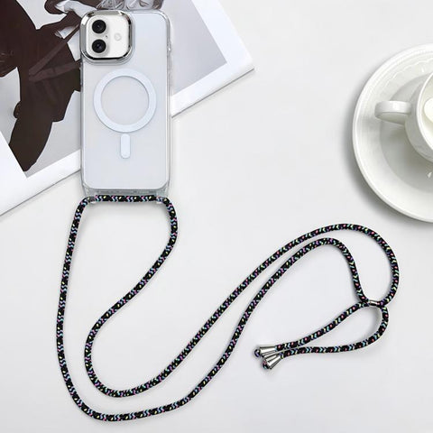 MagSafe Magnetic PC + TPU Phone Case with Lanyard, For iPhone 18 Pro / 17 Pro, For iPhone 18 Pro Max / 17 Pro Max, For iPhone 17e / 16e, For iPhone 17