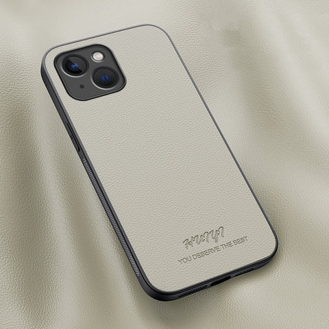HUIYI Leather Magnetic Phone Case, For iPhone 13 Pro, For iPhone 13
