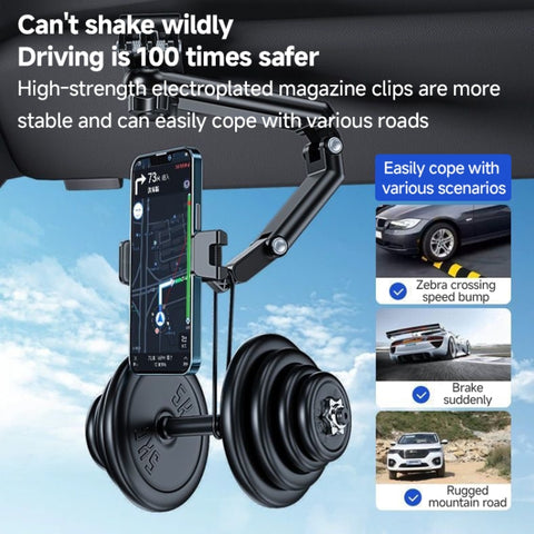 Multi functional Car Sun Visor Using Phone Holder
