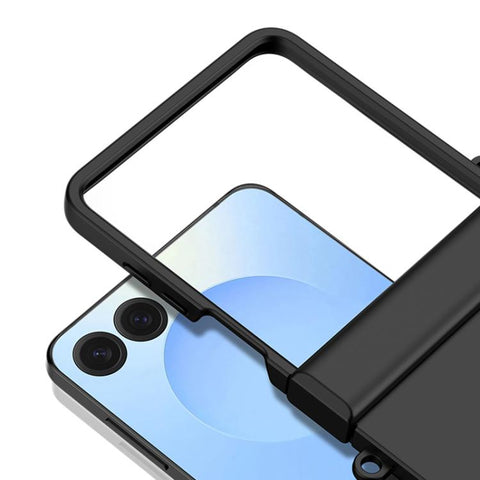 Three Parts Gradient Color Skin Feel PC Full Coverage Shockproof Phone Case, For Galaxy Z Flip8 5G, For Samsung Galaxy Z Flip5