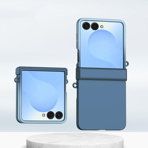 Three Parts Gradient Color Skin Feel PC Full Coverage Shockproof Phone Case, For Galaxy Z Flip8 5G, For Samsung Galaxy Z Flip5