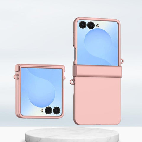 Three Parts Gradient Color Skin Feel PC Full Coverage Shockproof Phone Case, For Galaxy Z Flip8 5G, For Samsung Galaxy Z Flip5
