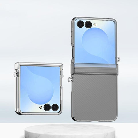 Three Parts Gradient Color Skin Feel PC Full Coverage Shockproof Phone Case, For Galaxy Z Flip8 5G, For Samsung Galaxy Z Flip5