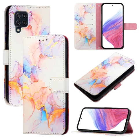 PT003 Marble Pattern Flip Leather Phone Case, For Samsung Galaxy M55, For Samsung Galaxy M15 / F15 5G Global, For Samsung Galaxy Xcover7, For Samsung Galaxy M34 5G / F34 5G, For Samsung Galaxy M54 5G Global / F54 5G, For Samsung Galaxy Xcover6 Pro     ...