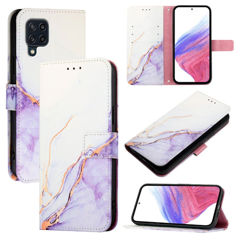 PT003 Marble Pattern Flip Leather Phone Case, For Samsung Galaxy M55, For Samsung Galaxy M15 / F15 5G Global, For Samsung Galaxy Xcover7, For Samsung Galaxy M34 5G / F34 5G, For Samsung Galaxy M54 5G Global / F54 5G, For Samsung Galaxy Xcover6 Pro     ...