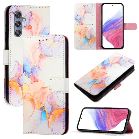 PT003 Marble Pattern Flip Leather Phone Case, For Samsung Galaxy M55, For Samsung Galaxy M15 / F15 5G Global, For Samsung Galaxy Xcover7, For Samsung Galaxy M34 5G / F34 5G, For Samsung Galaxy M54 5G Global / F54 5G, For Samsung Galaxy Xcover6 Pro     ...