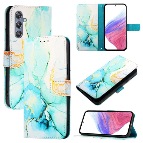 PT003 Marble Pattern Flip Leather Phone Case, For Samsung Galaxy M55, For Samsung Galaxy M15 / F15 5G Global, For Samsung Galaxy Xcover7, For Samsung Galaxy M34 5G / F34 5G, For Samsung Galaxy M54 5G Global / F54 5G, For Samsung Galaxy Xcover6 Pro     ...