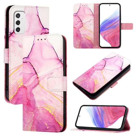 PT003 Marble Pattern Flip Leather Phone Case, For Samsung Galaxy M55, For Samsung Galaxy M15 / F15 5G Global, For Samsung Galaxy Xcover7, For Samsung Galaxy M34 5G / F34 5G, For Samsung Galaxy M54 5G Global / F54 5G, For Samsung Galaxy Xcover6 Pro     ...