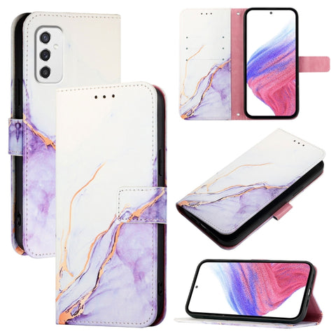 PT003 Marble Pattern Flip Leather Phone Case, For Samsung Galaxy M55, For Samsung Galaxy M15 / F15 5G Global, For Samsung Galaxy Xcover7, For Samsung Galaxy M34 5G / F34 5G, For Samsung Galaxy M54 5G Global / F54 5G, For Samsung Galaxy Xcover6 Pro     ...