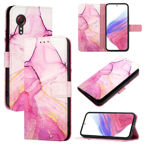 PT003 Marble Pattern Flip Leather Phone Case, For Samsung Galaxy M55, For Samsung Galaxy M15 / F15 5G Global, For Samsung Galaxy Xcover7, For Samsung Galaxy M34 5G / F34 5G, For Samsung Galaxy M54 5G Global / F54 5G, For Samsung Galaxy Xcover6 Pro     ...