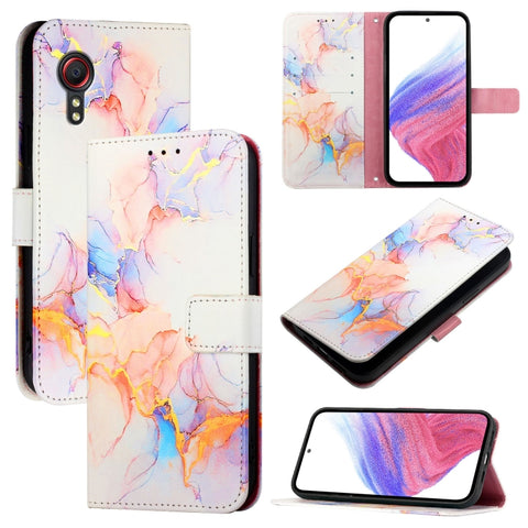 PT003 Marble Pattern Flip Leather Phone Case, For Samsung Galaxy M55, For Samsung Galaxy M15 / F15 5G Global, For Samsung Galaxy Xcover7, For Samsung Galaxy M34 5G / F34 5G, For Samsung Galaxy M54 5G Global / F54 5G, For Samsung Galaxy Xcover6 Pro     ...