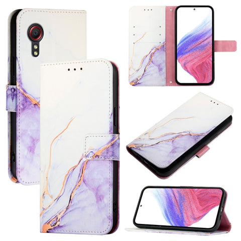 PT003 Marble Pattern Flip Leather Phone Case, For Samsung Galaxy M55, For Samsung Galaxy M15 / F15 5G Global, For Samsung Galaxy Xcover7, For Samsung Galaxy M34 5G / F34 5G, For Samsung Galaxy M54 5G Global / F54 5G, For Samsung Galaxy Xcover6 Pro     ...