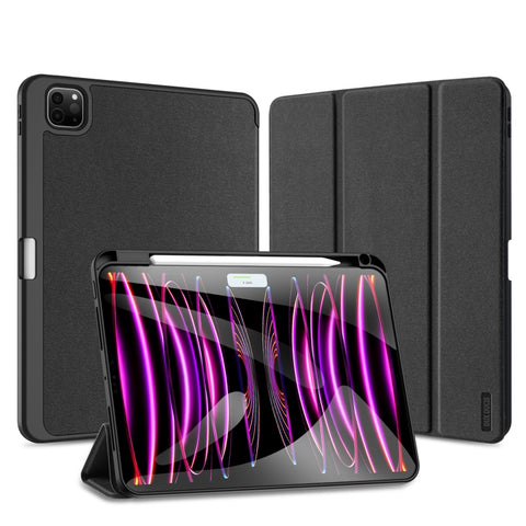 DUX DUCIS Domo Series Cloth Texture Magnetic Leather Tablet Case, For iPad mini 8 2026, For iPad Air 13 2024 / 2025 / 2026, For iPad Pro 13 2025 / 2024, For iPad Pro 11 2025 / 2024