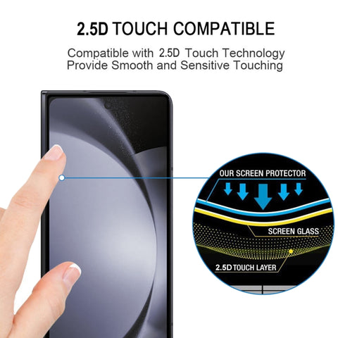 Front Screen Full Glue Full Cover Screen Protector Tempered Glass Film, For Samsung Galaxy Z Fold6