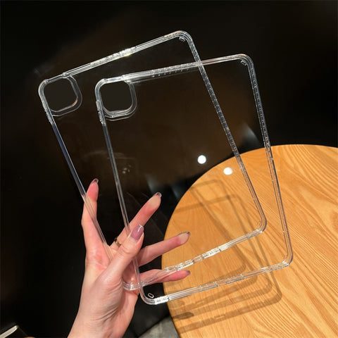 Suck Pen Clear Acrylic Tablet Case, For iPad Air 13 2026 / 2025 / 2024, For iPad Air 11 2026 / 2025 / 2024, For iPad Pro 13  2025 / 2024, For iPad 2025 / 2022, For iPad Pro 11 2024, For iPad Pro 11 2022/2021/2020, For iPad 10.2 2021/2020/2019          ...