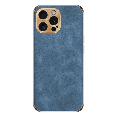 Electroplating Lambskin Leather Phone Case, For iPhone 14 Pro Max, For iPhone 13 Pro Max, For iPhone 13 Pro, For iPhone 13, For iPhone 12, For iPhone 12 Pro Max, For iPhone 12 Pro