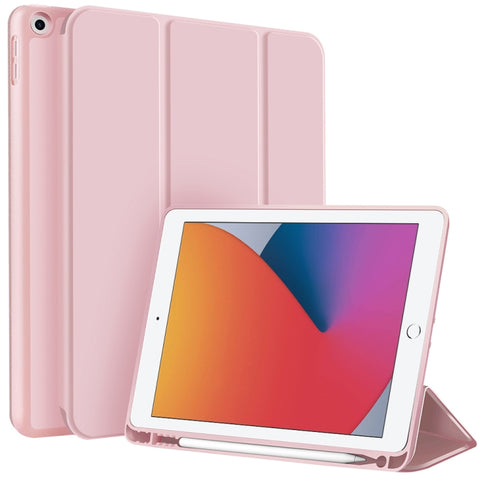 3-fold TPU Smart Leather Tablet Case with Pen Slot, For iPad Pro 11 2022 / 2021 / 2020, For iPad Air 5 / 4, For iPad 10.2 2021 / 2020 / 2019