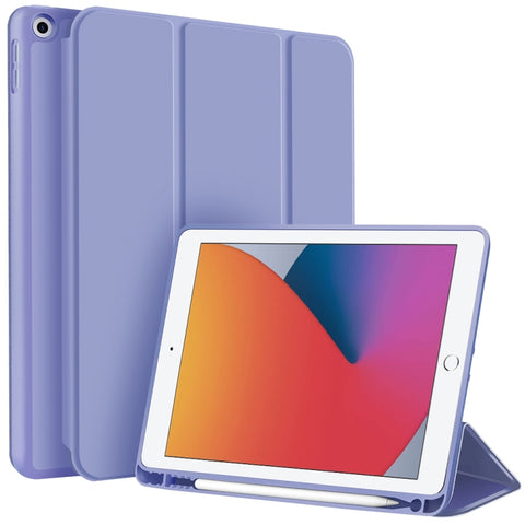 3-fold TPU Smart Leather Tablet Case with Pen Slot, For iPad Pro 11 2022 / 2021 / 2020, For iPad Air 5 / 4, For iPad 10.2 2021 / 2020 / 2019