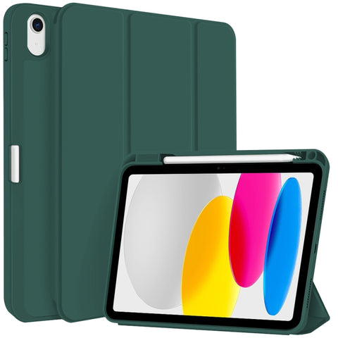 3-fold TPU Smart Leather Tablet Case with Pen Slot, For iPad Air 11 2026 / 2025 / 2024, For iPad Pro 13 2025 / 2024, For iPad Pro 11 2025 / 2024, For iPad 2025 / 2022, For iPad mini 2024 / mini 6, For iPad Pro 12.9