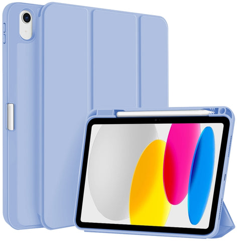 3-fold TPU Smart Leather Tablet Case with Pen Slot, For iPad Air 11 2026 / 2025 / 2024, For iPad Pro 13 2025 / 2024, For iPad Pro 11 2025 / 2024, For iPad 2025 / 2022, For iPad mini 2024 / mini 6, For iPad Pro 12.9