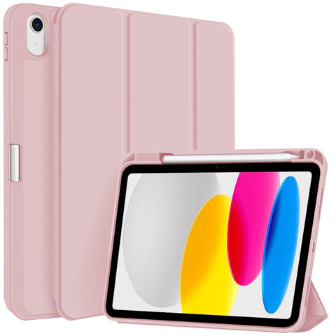 3-fold TPU Smart Leather Tablet Case with Pen Slot, For iPad Air 11 2026 / 2025 / 2024, For iPad Pro 13 2025 / 2024, For iPad Pro 11 2025 / 2024, For iPad 2025 / 2022, For iPad mini 2024 / mini 6, For iPad Pro 12.9