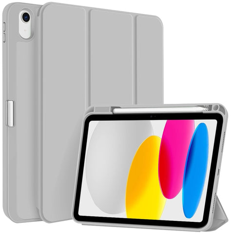 3-fold TPU Smart Leather Tablet Case with Pen Slot, For iPad Air 11 2026 / 2025 / 2024, For iPad Pro 13 2025 / 2024, For iPad Pro 11 2025 / 2024, For iPad 2025 / 2022, For iPad mini 2024 / mini 6, For iPad Pro 12.9