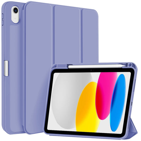 3-fold TPU Smart Leather Tablet Case with Pen Slot, For iPad Air 11 2026 / 2025 / 2024, For iPad Pro 13 2025 / 2024, For iPad Pro 11 2025 / 2024, For iPad 2025 / 2022, For iPad mini 2024 / mini 6, For iPad Pro 12.9