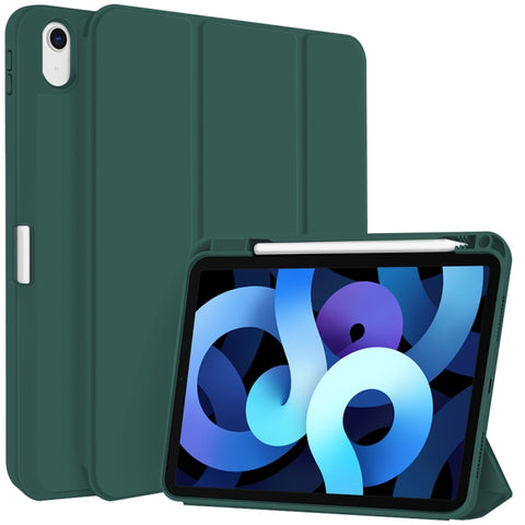 3-fold TPU Smart Leather Tablet Case with Pen Slot, For iPad Pro 11 2022 / 2021 / 2020, For iPad Air 5 / 4, For iPad 10.2 2021 / 2020 / 2019