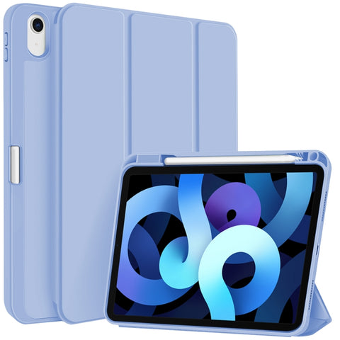 3-fold TPU Smart Leather Tablet Case with Pen Slot, For iPad Pro 11 2022 / 2021 / 2020, For iPad Air 5 / 4, For iPad 10.2 2021 / 2020 / 2019