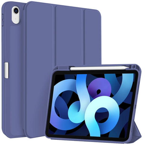 3-fold TPU Smart Leather Tablet Case with Pen Slot, For iPad Pro 11 2022 / 2021 / 2020, For iPad Air 5 / 4, For iPad 10.2 2021 / 2020 / 2019