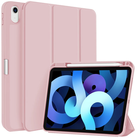 3-fold TPU Smart Leather Tablet Case with Pen Slot, For iPad Pro 11 2022 / 2021 / 2020, For iPad Air 5 / 4, For iPad 10.2 2021 / 2020 / 2019